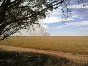 Fire north of Avon